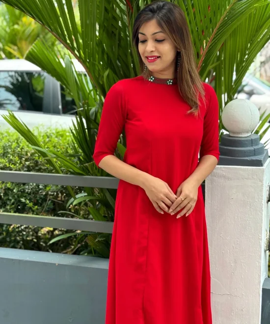 Budget Friendly Pannel Top With Collar Handwork